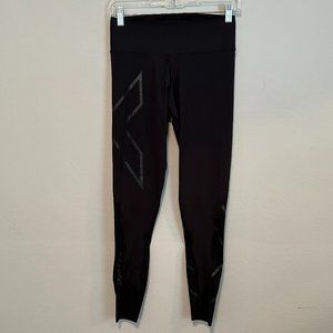 2XU Women's MCS Mid-Rise Compression Tights in Black Size Medium